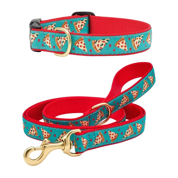 Up Country Other - Up Country Pizza Lover Dog Collar and Leash
